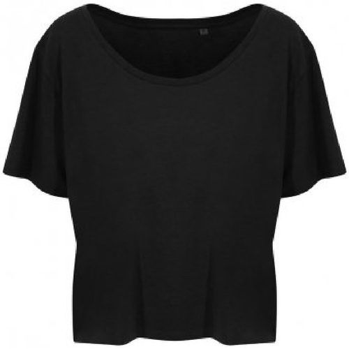 Vêtements Femme T-shirts manches longues Ecologie EA002F Noir