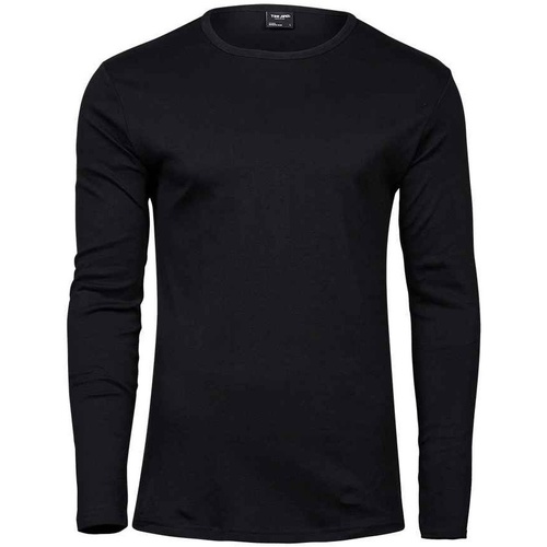 Vêtements Homme T-shirts manches longues Tee Jays T530 Noir