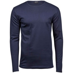 Vêtements Homme T-shirts manches longues Tee Jays Interlock Bleu