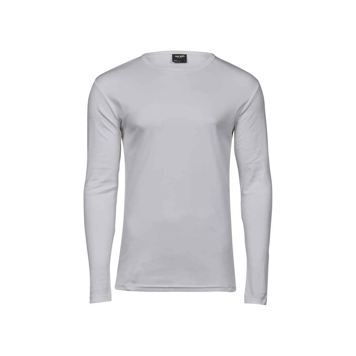 Vêtements Homme T-shirts manches longues Tee Jays Interlock Blanc