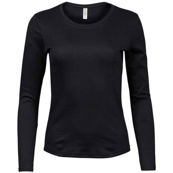 Vêtements Femme T-shirts manches longues Tee Jays T590 Noir
