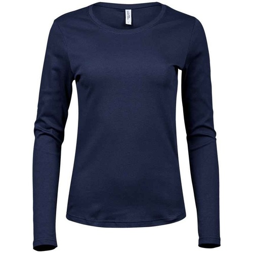 Vêtements Femme costume national contemporary logo print polo shirt T590 Bleu