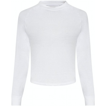 Vêtements Femme T-shirts manches longues Awdis JC116 Blanc