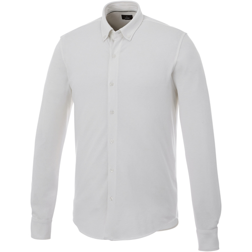 Vêtements Homme Chemises manches longues Elevate PF2340 Blanc
