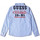 Vêtements Enfant Chemises manches longues Guess Chemise junior L83H06WAB40 bleu rayé - 10 ANS Bleu