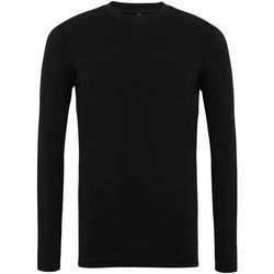 Vêtements Homme T-shirts manches longues Tridri TR016 Noir