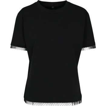 Vêtements Femme T-shirts manches longues Build Your Brand BY124 Noir