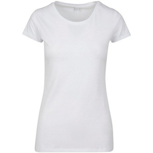 Vêtements Femme T-shirts manches longues Build Your Brand BY086 Blanc