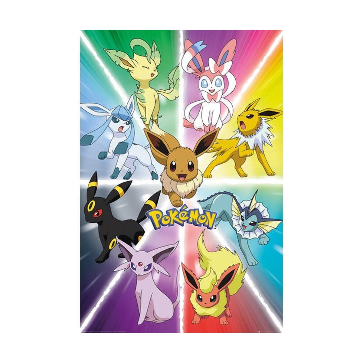 Maison & Déco Affiches / posters Pokemon TA150 Multicolore
