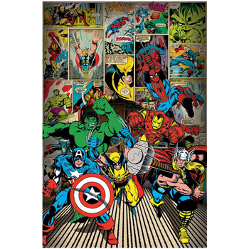 Maison & Déco Affiches / posters Marvel TA5590 Multicolore