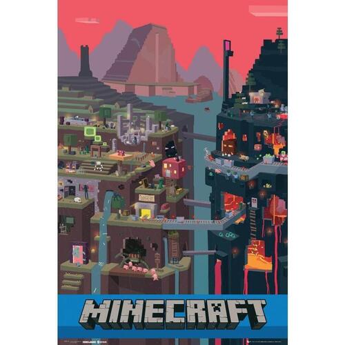 pour les étudiants Affiches / posters Minecraft TA7230 Multicolore