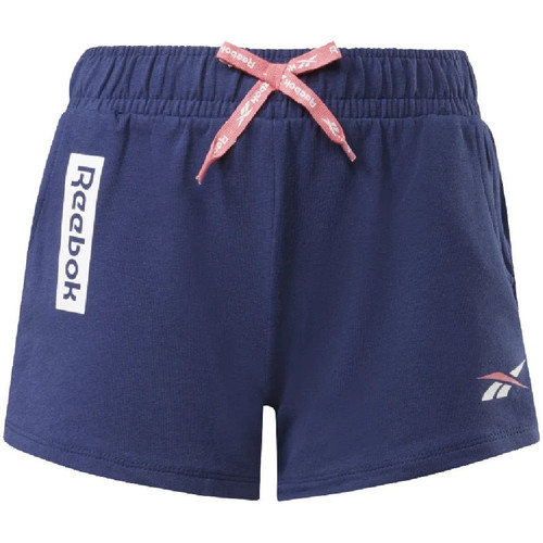 Vêtements Fille Shorts / Bermudas Reebok ritmo Sport S73881RGI Bleu
