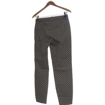 H&M pantalon slim femme  34 - T0 - XS Noir Noir