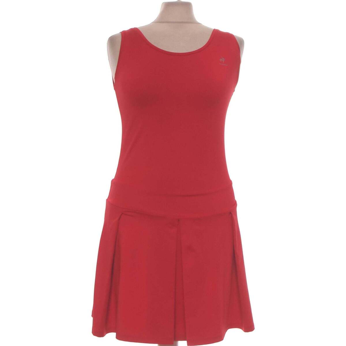 Vêtements Femme Robes courtes Le Coq Sportif robe courte  36 - T1 - S Rouge Rouge