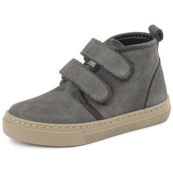 Chaussures Fille Bottes Cienta Bottines fille  Doble Velcro On Napa gris anthracite