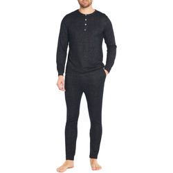Vêtements Homme Pyjamas / Chemises de nuit Arthur Pyjama long coton Gris anthracite