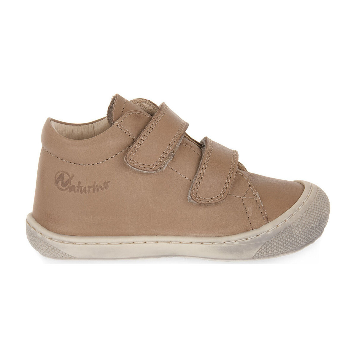 Chaussures Fille Baskets mode Naturino FALCOTTO D08 COCOON VL NAPPA TAUPE Marron