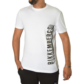 t-shirt bikkembergs  t-shirt  blanc 