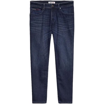 Vêtements Homme Jeans slim Boucles Tommy Jeans Jean droit  Ref 54337 1BK Bleu Bleu