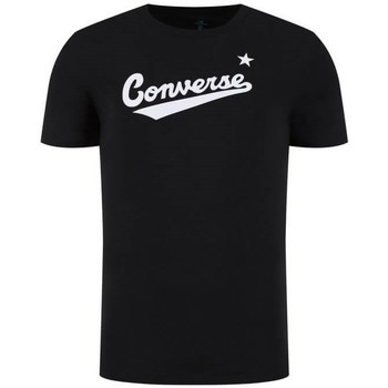Vêtements Homme T-shirts manches courtes Converse Center Front Logo Noir