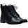Chaussures Femme Boots The Divine Factory Bottines Noir