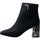Chaussures Femme Boots The Divine Factory Bottines QL4534 Noir