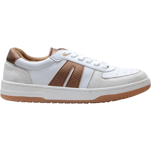 Chaussures Femme Baskets basses Men in Black and White Tennis QL4504 Blanc