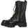 Chaussures Femme Boots Reqin's Rangers cuir Noir