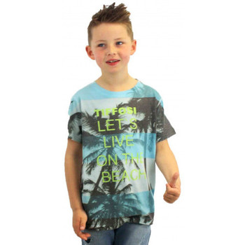 Vêtements Enfant T-shirts & Polos Tiffosi Tee-shirt junior  Palmiers  Funny Bleu