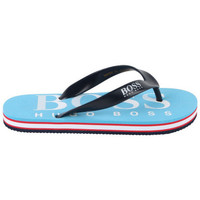Chaussures Enfant Tongs BOSS Tong junior Hugo  29148 turquoise TURQUOISE