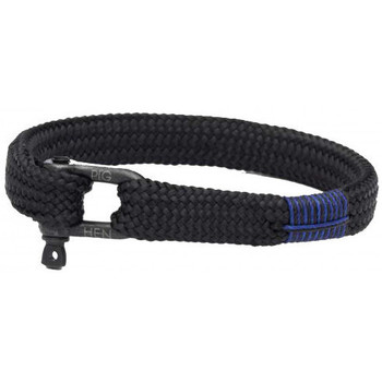 Montres & Bijoux Bracelets Sacs à dos Bracelet PIG &HEN noir et bleu P16-90000 - S Noir