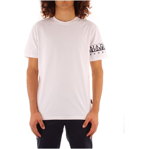 Vêtements Homme T-shirts manches courtes Napapijri NP0A4FRH0021 Blanc