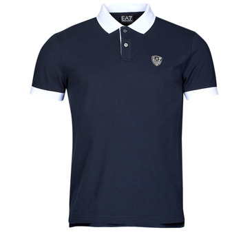 Vêtements Homme Polos manches courtes Bougeoirs / photophores PIRYTEE Marine / Blanc