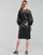Vêtements Femme Robes courtes Karl Lagerfeld FAUX LEATHER DRESS Noir
