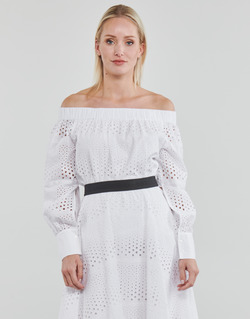 Vêtements Femme Tops / Blouses Karl Lagerfeld BRODERIE ANGLAISE TOP Blanc