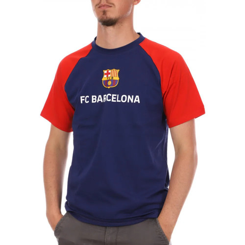 Vêtements Homme T-shirts & Polos Fc Barcelona B19005 Bleu
