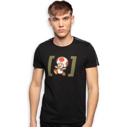 Vêtements Homme Pulls & Gilets Capslab SUPER MARIO T-shirt Col rond Homme TOD2 Noir