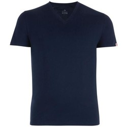 Vêtements Homme T-shirts manches courtes Eminence T-shirt Col V Homme FAIT EN FRANCE Bleu