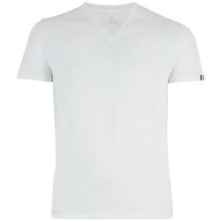 Vêtements Homme Polos manches longues Eminence T-shirt Col V Homme FAIT EN FRANCE Blanc
