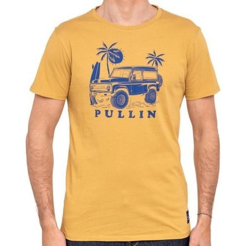 Vêtements Pullin T-shirt Col rond Homme EMBLEMCURRY Jaune - Vêtements T-shirts manches courtes Homme 42 