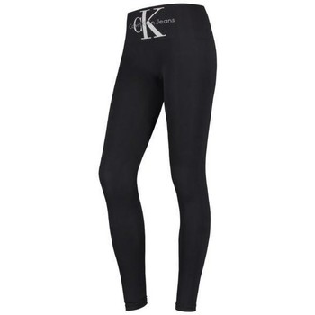 Sous-vêtements Femme Collants & bas Calvin Klein Jeans Legging Femme LOGO HIGH WAIST Noir