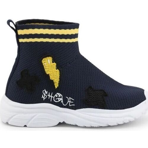 Chaussures Homme Baskets mode Shone 1601-005 Navy/Yellow Bleu