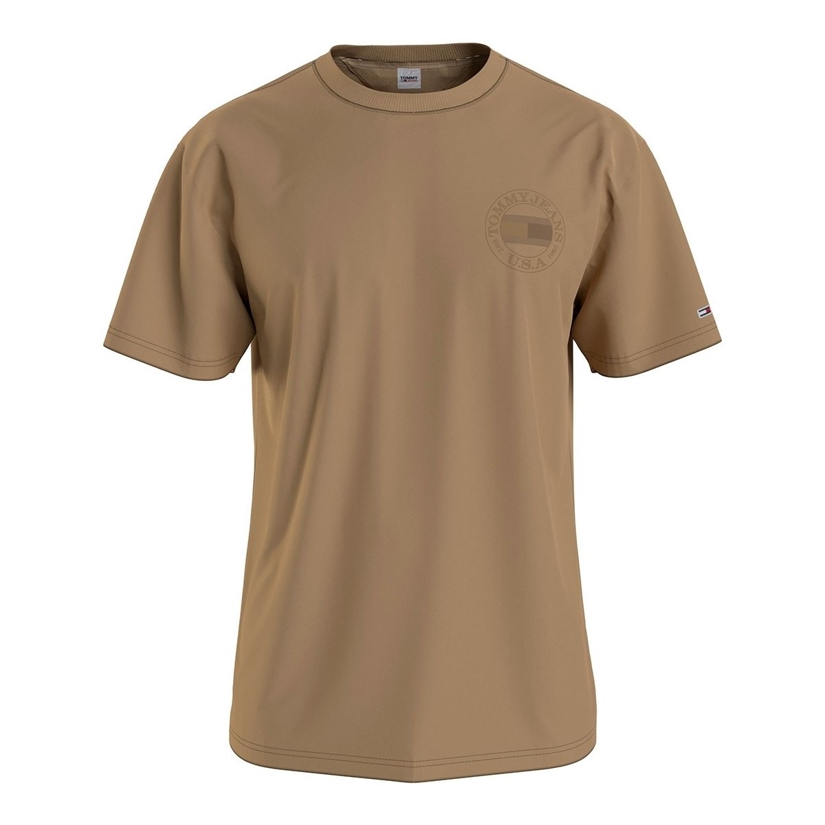 Vêtements Homme T-shirts & Polos Tommy Jeans T Shirt  Ref 54086 RBL Kaki Vert