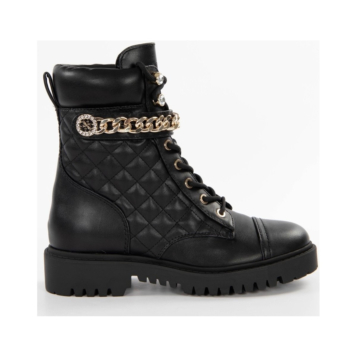 Chaussures Femme Bottines Guess Chain boot Noir