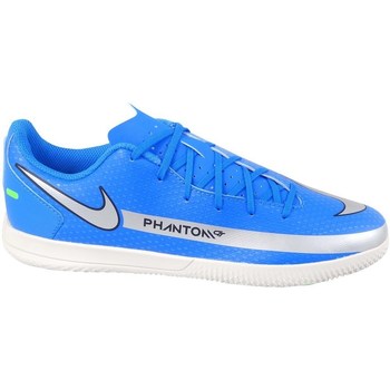 Chaussures Enfant Football leather Nike Phantom GT Club IC JR Bleu