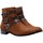 Chaussures Femme Boots The Divine Factory 173567 Marron