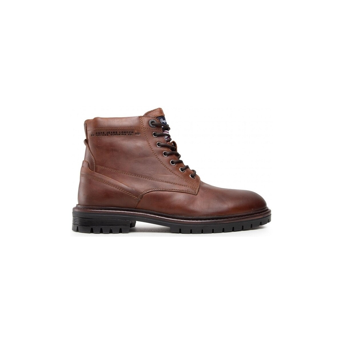 Chaussures Homme White Boots Pepe jeans NED White BOOT LTH WARM Marron