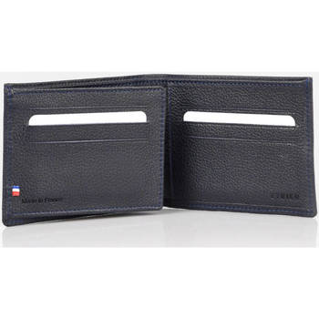 Etrier Portefeuille porte-cartes cuir cuir MADRAS 080-0EMAD740 Bleu