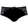 Sous-vêtements Femme Shorties & boxers Lou PARIS Shorty Femme Microfibre BLOOM Noir Noir