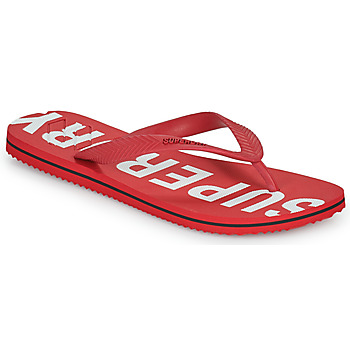 Chaussures Homme Tongs Superdry CODE ESSENTIAL FLIP FLOP Rouge